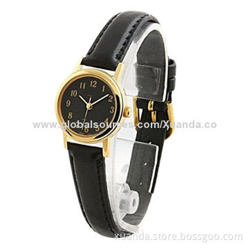 2014 Chinese wholesale OEM Japan movt vogue leather lady watch
